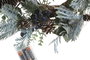DKD Home Decor Corona Navidad Alpina Verde Lila 2 Unidades 15 x 50 x 50 cm