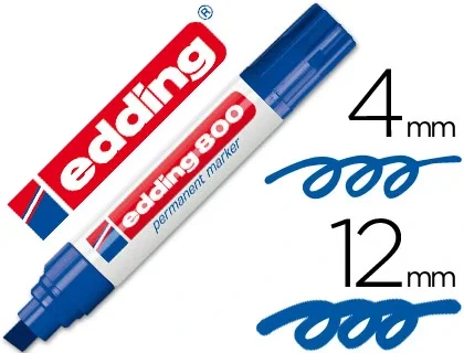 Edding Marcador Permanente 800 Azul (Set de 5)