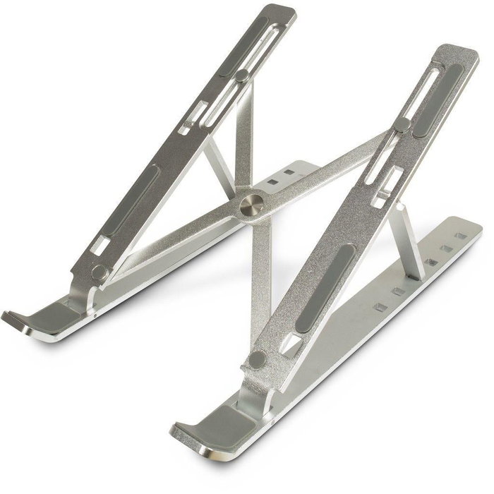 Inter-Tech NBS-200 Soporte para ordenador portátil ajustable en aluminio plata