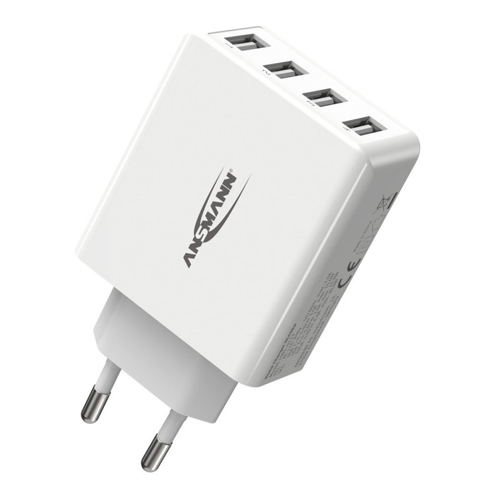 Ansmann Home Charger HC430 4xUSB 3000mA blanco Ansmann Home Charger HC430 4xUSB 3000mA blanco