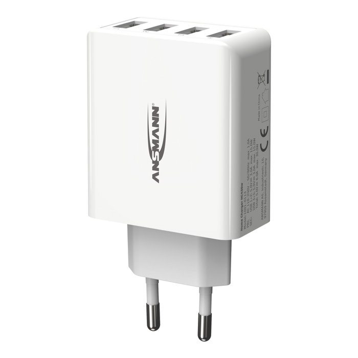 Ansmann Home Charger HC430 4xUSB 3000mA blanco Ansmann Home Charger HC430 4xUSB 3000mA blanco