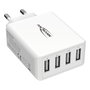 Ansmann Home Charger HC430 4xUSB 3000mA blanco