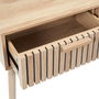 Home Deco Factory Consola Natural con 2 Cajones Klaus 100x35x80 cm