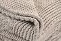 DKD Home Decor Manta de Sofá de Punto en Beige, 130x170 cm