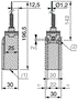 TELEMECANIQUE SENSORS XCKN2106G11 Interruptor de fin de carrera NO + NC