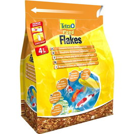 Tetra Pond Escamas 4lt Comida Completa para Peces Jóvenes y Alevines de Estanque