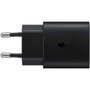 Samsung Cargador Carga Rápida 25W Negro GP-PTU021SOABQ para S9 FE Plus