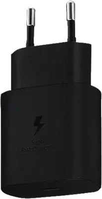 Samsung EP-TA800NBE Cargador USB Tipo C 25W Negro, Super Fast Charging, PD 3.0, Compatible con Galaxy S10 5G, A80, A70, 100-240V
