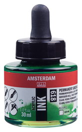 Amsterdam Tinta Acrílica Verde Permanente Claro 618 30 ml