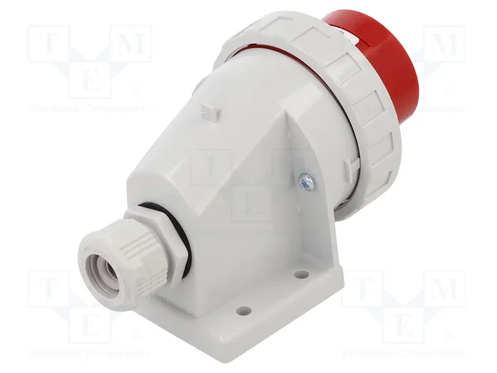 SEZ DK IPG 1643 Conector Macho Rojo 16A 400V 4 Pines