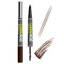 Maybelline Brow Insert Lápiz de Cejas con Gel de Fibras Doble Punta, Efecto Multiplicador Volumen 36h - #Ash Brown - 1 u