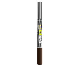 Maybelline Brow Insert Lápiz de Cejas con Gel de Fibras Doble Punta, Efecto Multiplicador Volumen 36h - #Ash Brown - 1 u