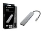 Conceptronic DONN33G Docking Station USB-C 6 en 1 Plata