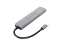 Conceptronic DONN33G Docking Station USB-C 6 en 1 Plata