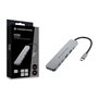 Conceptronic DONN33G Hub USB-C 6 en 1 con HDMI 4K 60Hz, Power Delivery 100W, 2x USB 3.0 y Lector de Tarjetas - Compatible con Portátil, Tablet