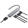 Conceptronic DONN33G Docking Station 6 en 1 USB-C con HDMI 4K y Power Delivery 100W