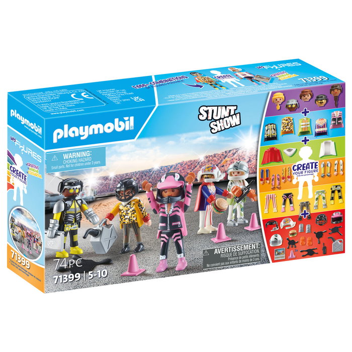 Playmobil My Figures 71399 Stunt Show Set de Figuras Reconfigurables