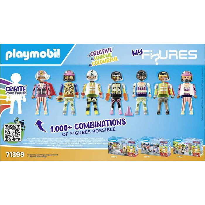 Playmobil My Figures 71399 Stunt Show Set de Figuras Reconfigurables
