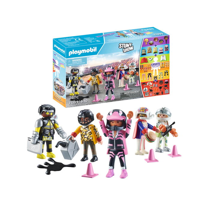 Playmobil My Figures 71399 Stunt Show Set de Figuras Reconfigurables
