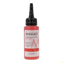 Masglo Removedor de Cutícula con Glicerina 58 mL, Ablanda y Facilita la Eliminación sin Maltratar Uña ni Piel