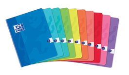 Libreta Oxford A5 48 Hjs. Seyes (Milimetrado Frances) Surtido (6 Col.) (Set de 10)