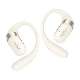 Shokz OpenFit 2 Auriculares Inalámbricos Beige de Conducción Ósea para Llamadas Música y Deporte con Resistencia IP55