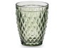 Vivalto Vaso Diamante Verde 270 ml Vidrio 8x10x8 cm (Set de 24)
