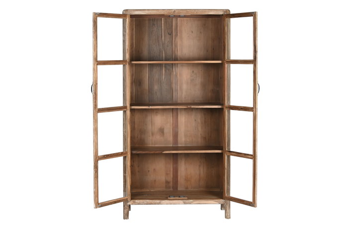 DKD Home Decor Armario Alpino Natural 90 x 180 x 38 cm Teca Reciclada DKD Home Decor Armario Alpino Natural 90 x 180 x 38 cm Teca Reciclada