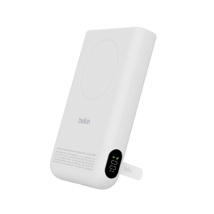 Belkin UltraCharge Magn. Powerbk 10000mAh Qi2 25W BPD014hqWH Blanco