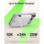 Belkin UltraCharge Magn. Powerbk 10000mAh Qi2 25W BPD014hqWH Blanco