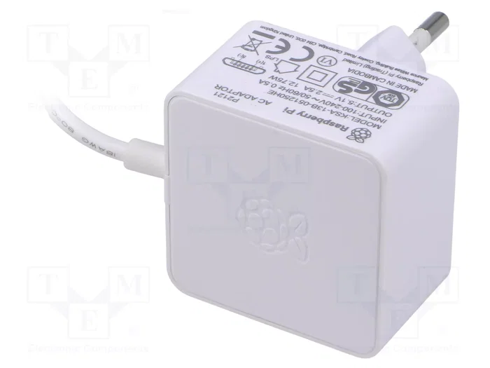 RASPBERRY PI Alimentador Blanco con Micro USB RASPBERRY PI Alimentador Blanco con Micro USB