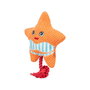 Peluche para perros Trixie Naranja Estrella de mar 22 cm Poliéster
