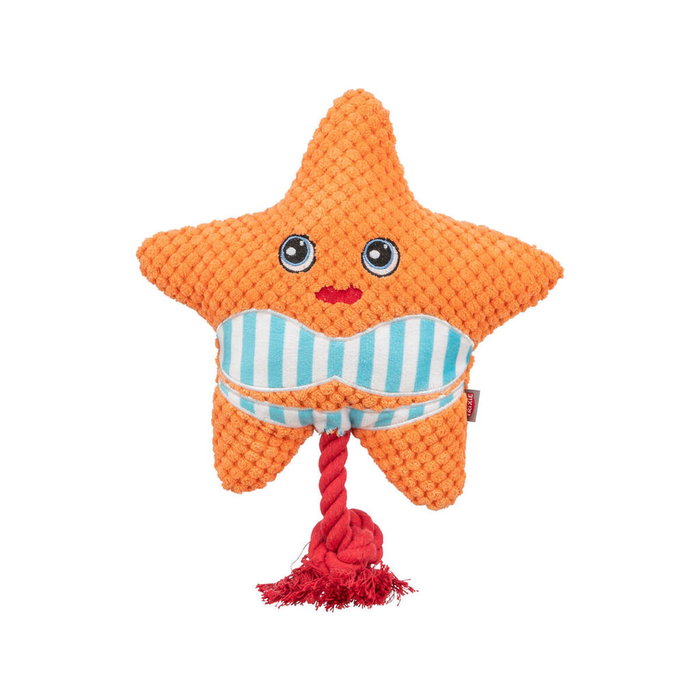 Peluche para perros Trixie Naranja Estrella de mar 22 cm Poliéster