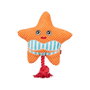 Peluche para perros Trixie Naranja Estrella de mar 22 cm Poliéster