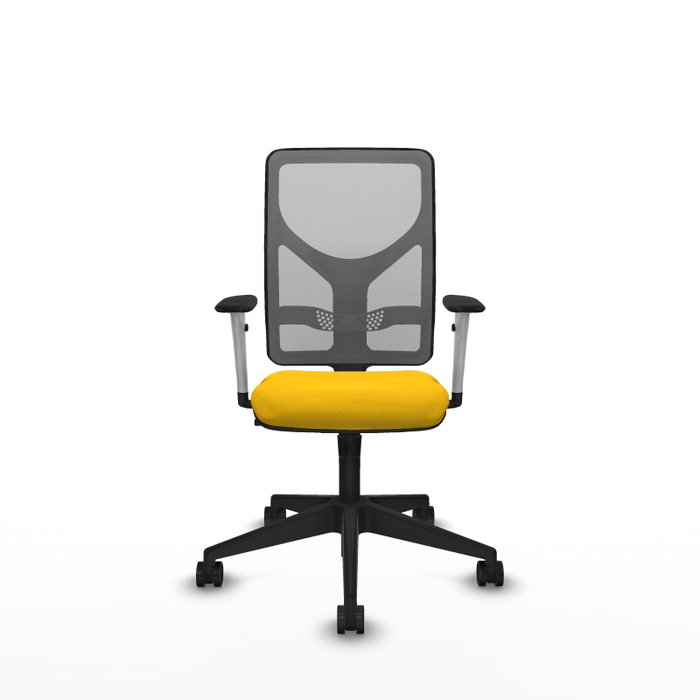 PIQUERAS Y CRESPO Silla de oficina Motilla con mecanismo Sincro, Amarillo y Gris PIQUERAS Y CRESPO Silla de oficina Motilla con mecanismo Sincro, Amarillo y Gris