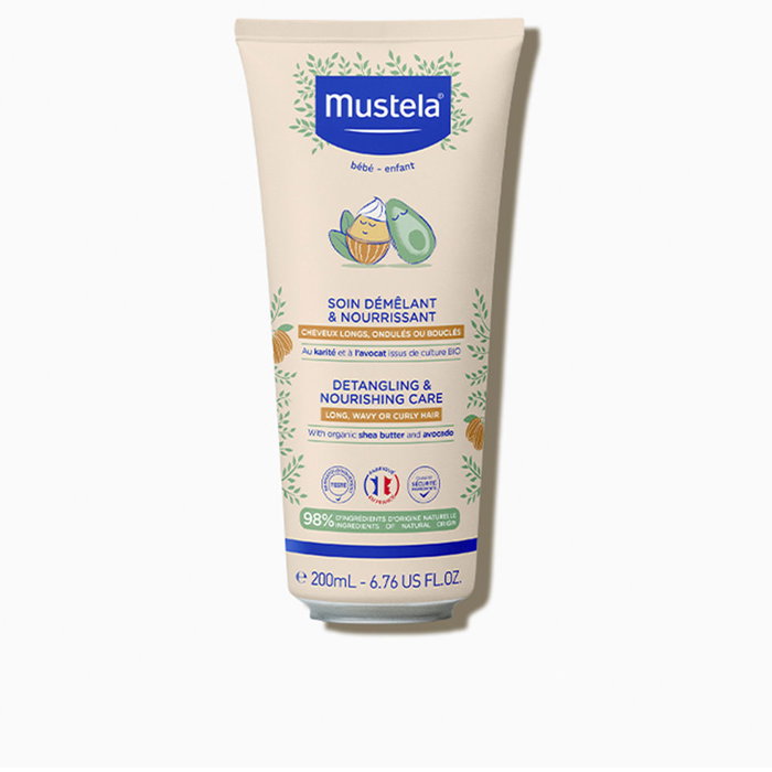 Mustela Bebé-Niño Acondicionador para Bebés y Niños, Multifuncional con o sin Aclarado, Desenredante y Hidratante con Persea Gratissima, 200 ml Mustela Bebé-Niño Acondicionador para Bebés y Niños, Multifuncional con o sin Aclarado, Desenredante y Hidratante con Persea Gratissima, 200 ml