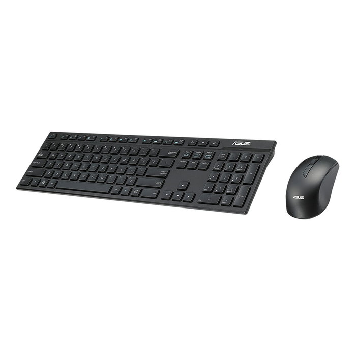 Asus W2500 Combo teclado y ratón RF inalámbrico Negro