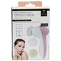 Cosmetic Club Cepillo Facial 3 En 1 con 3 Cabezales Intercambiables: Limpieza, Exfoliación y Aplicación de Cremas