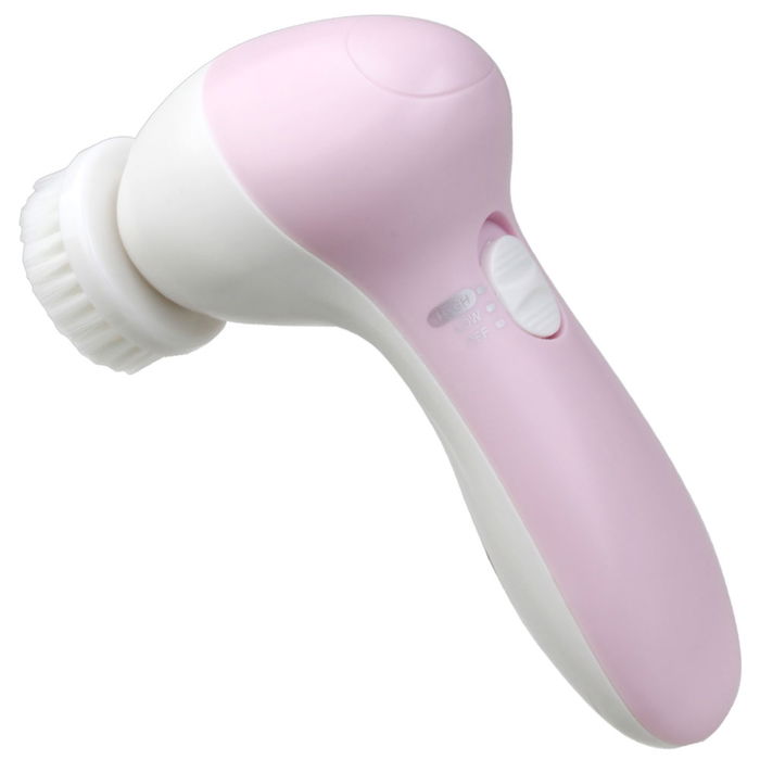 Cosmetic Club Cepillo Facial 3 En 1 con 3 Cabezales Intercambiables: Limpieza, Exfoliación y Aplicación de Cremas