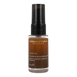 Sebastian Professional Dark Oil Smooth & Shine Styling Oil 30 ml - Aceite Capilar Ultraligero para Brillos Intensos