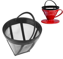 Filtro de cafetera universal de goteo permanente Nylon 6074