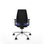PIQUERAS Y CRESPO Silla de oficina Elche Azul claro con Brazos 1D