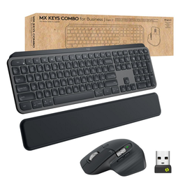 Logitech 920-010926 Set Teclado y Ratón MX Keys Business, Negro