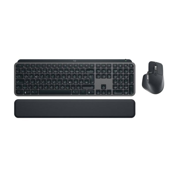 Logitech 920-010926 MX Keys Combo for Business DE - Teclado inalámbrico y ratón para oficina