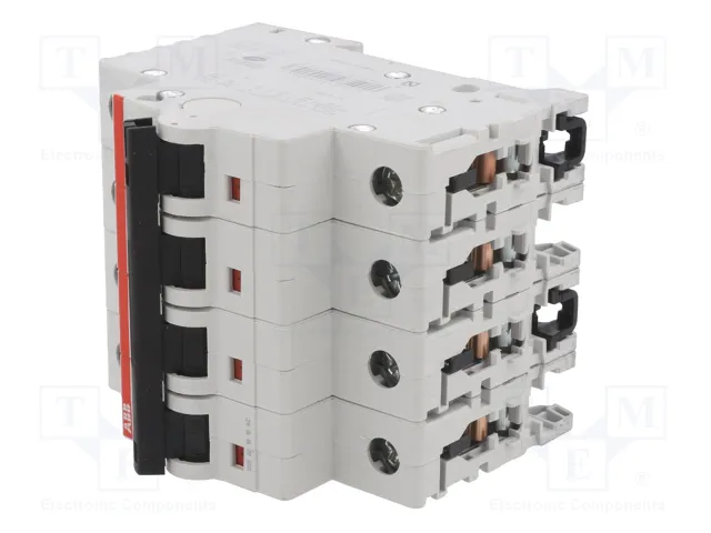 ABB S200 Interruptor magnetotérmico 4 polos 2A 6kA