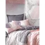 Juego de Cama con Funda Nórdica 220x240 cm y Fundas de Almohada 60x60 cm - 100% Algodón - Gris - ASI8681875557114