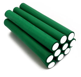 La Rosa Bigudíes Flexibles Cortos de Espuma Verde 22 mm