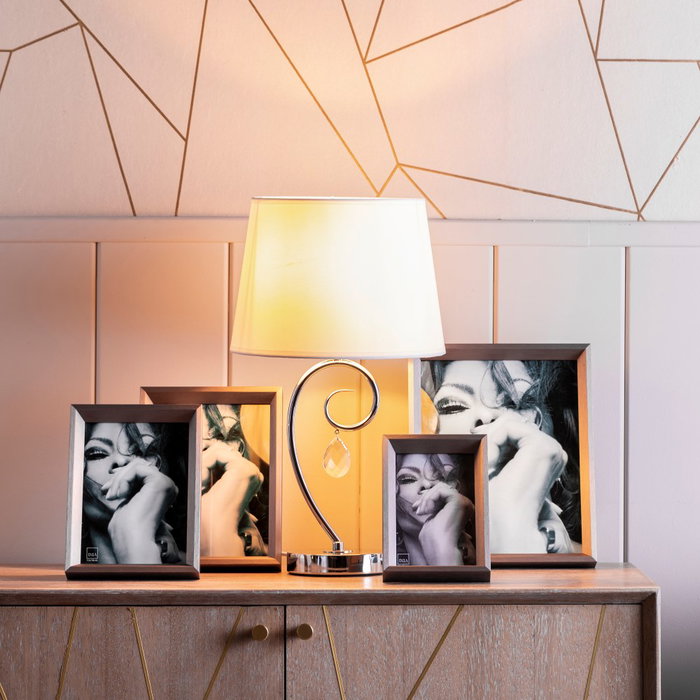 Portafotos 20X25 Plata Dm Decoración 23,30 X 3 X 28,40 cm (Set de 3)
