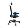PIQUERAS Y CRESPO Silla de oficina Mardos Azul claro/Negro