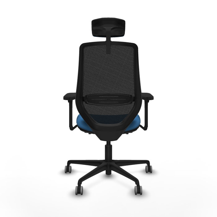 PIQUERAS Y CRESPO Silla de oficina Mardos Azul claro/Negro